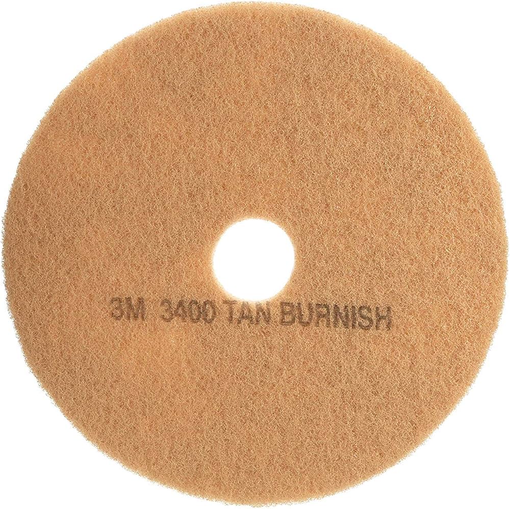 3M Tan Burnisher Pads 500mm (Pack of 5)