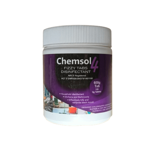 Chemsol 4 Fizzy Tab Disinfectant 5g Tablets (Pack of 120)